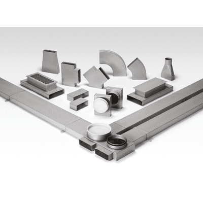 Helios FK-B 200 Befestigungsabügel - zu Flachkanal 200 Stahlblech verzinkt - 02908